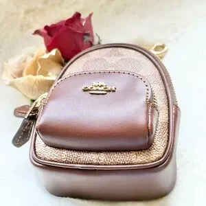 Coach | Bags | New With Tags Coach Signature Mini Backpack  display picture 3